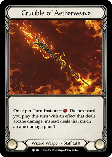Azalea, Ace in the Hole // Crucible of Aetherweave [U-ARC038 // U-ARC115] (Arcane Rising Unlimited) - Image 2