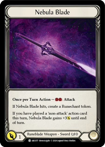 Crucible of Aetherweave // Nebula Blade [U-ARC115 // U-ARC077] (Arcane Rising Unlimited) - Image 2