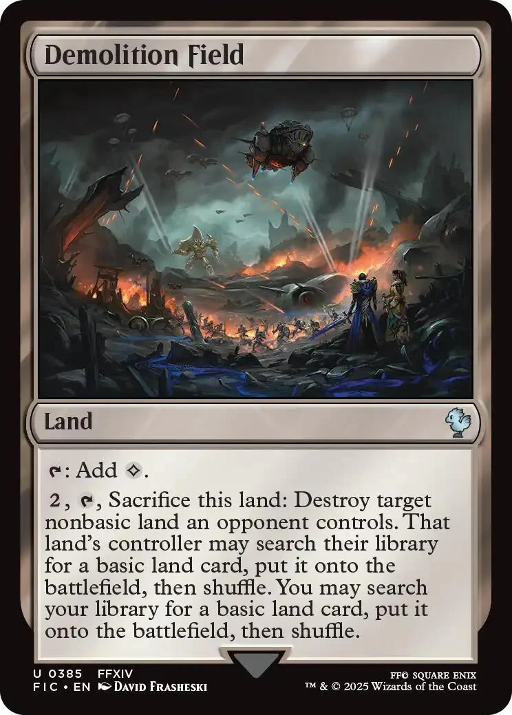 Demolition Field (Surge Foil) [FINAL FANTASY Commander]