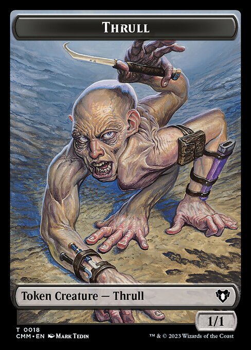 Eldrazi // Thrull Double-Sided Token [Commander Masters Tokens] - Image 2
