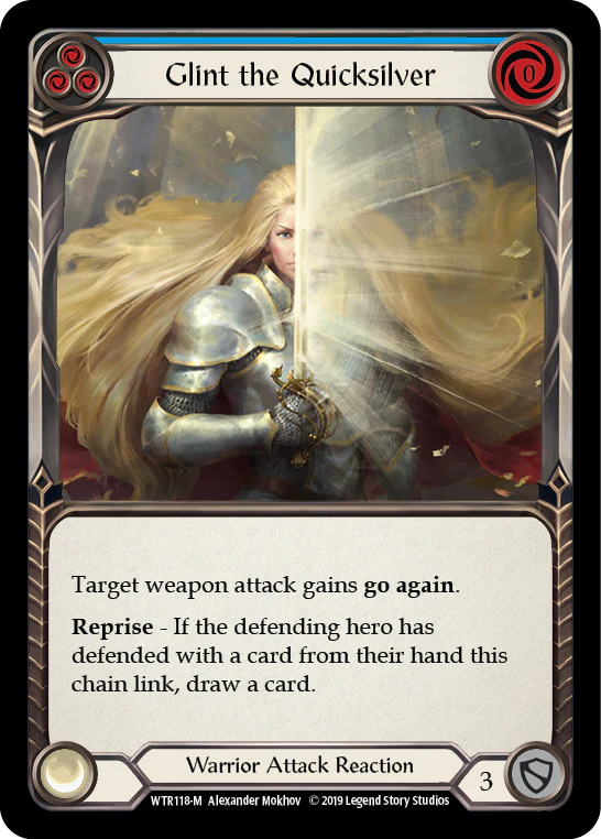 Glint the Quicksilver [WTR118-M] Alpha Print Rainbow Foil