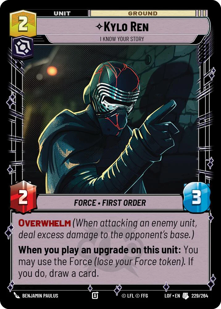 Kylo Ren - I Know Your Story (229/264) (229/264) [Legends of the Force]