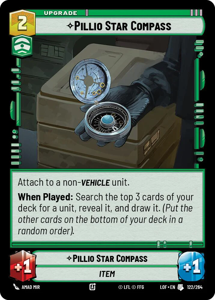 Pillio Star Compass (122/264) (122/264) [Legends of the Force]