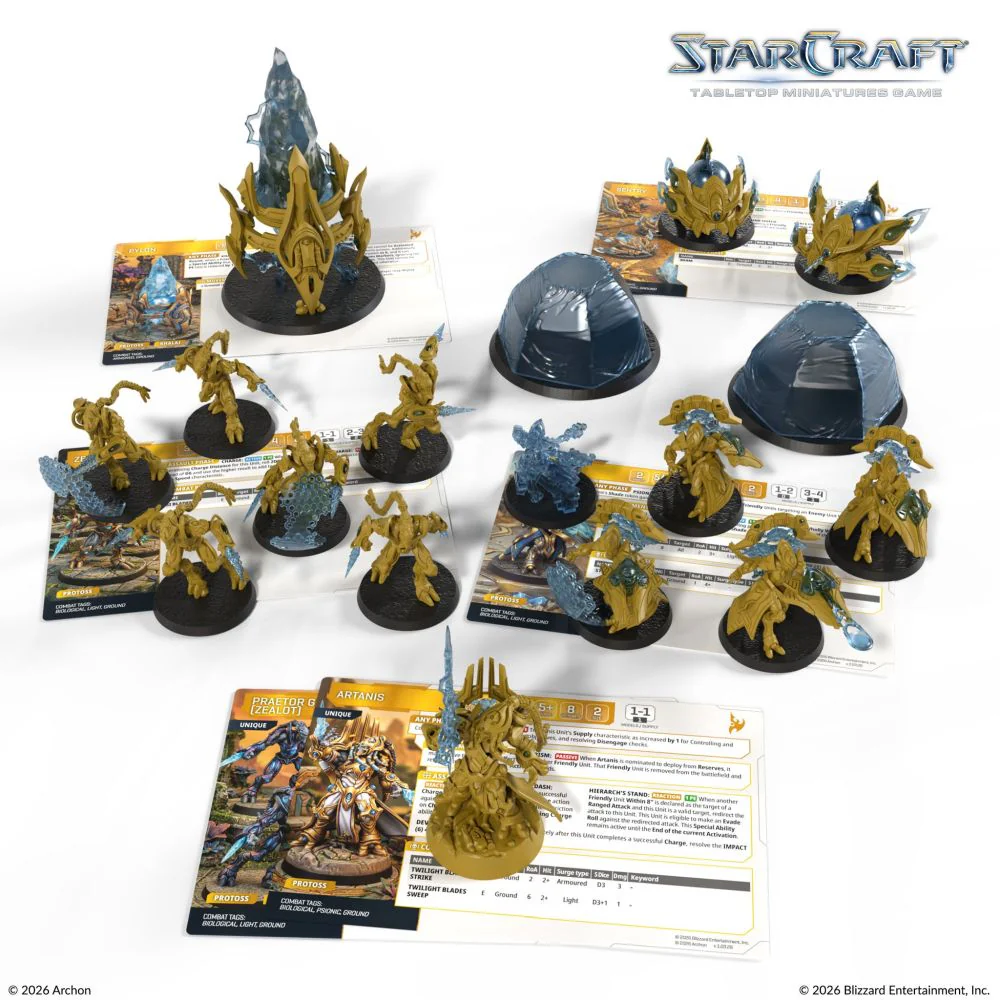 Starcraft Miniatures Games: Protoss Starters Set Founders Edition - Image 10