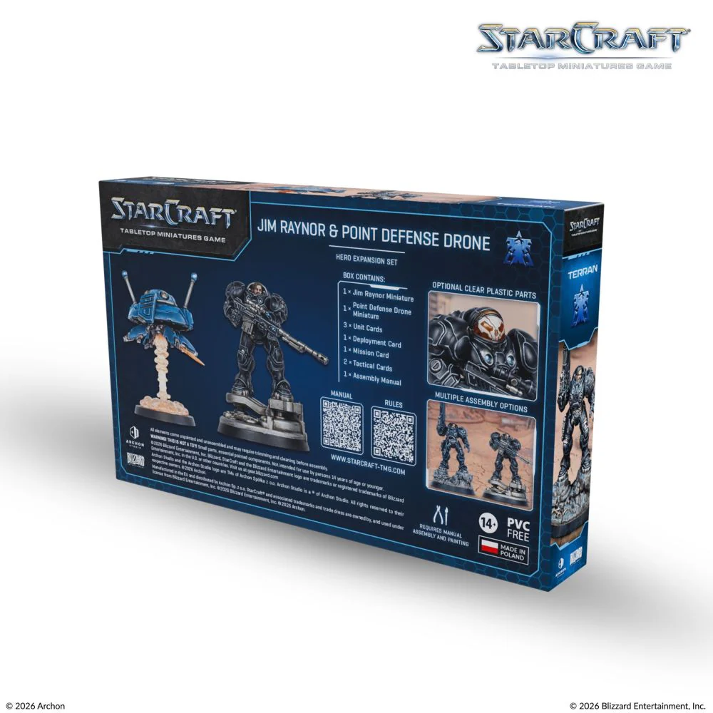 Starcraft Miniatures Games: Terran - Jim Raynor (Raynor's Raiders) - Hero Expansion Set - Image 3