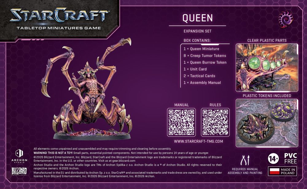 Starcraft Miniatures Games: Zerg - Queen - Expansion Set - Image 5