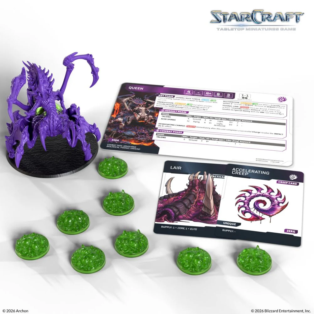 Starcraft Miniatures Games: Zerg - Queen - Expansion Set - Image 7