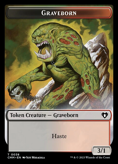 Treasure // Graveborn Double-Sided Token [Commander Masters Tokens] - Image 2