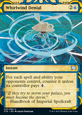 Whirlwind Denial  (Etched Foil) [Strixhaven Mystical Archive]